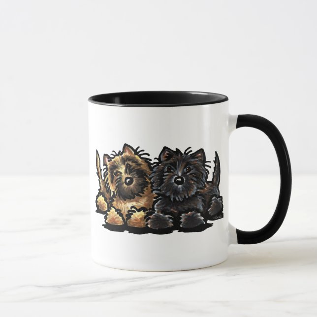 Two Cairn Terriers Mug (Right)
