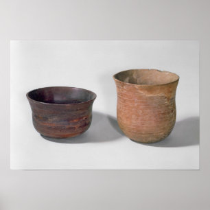 Two campaniform vases poster