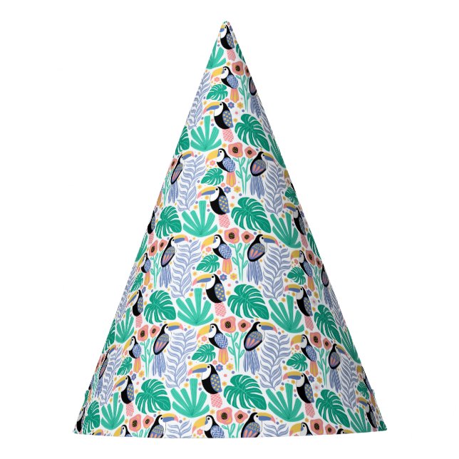 TWO-CAN (Toucan) Birthday  Party Hat (Front)