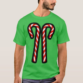 Two Candy Canes for Christmas T-Shirt