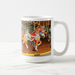 Two Carousel Horses Seattle Zoo Coffee Mug