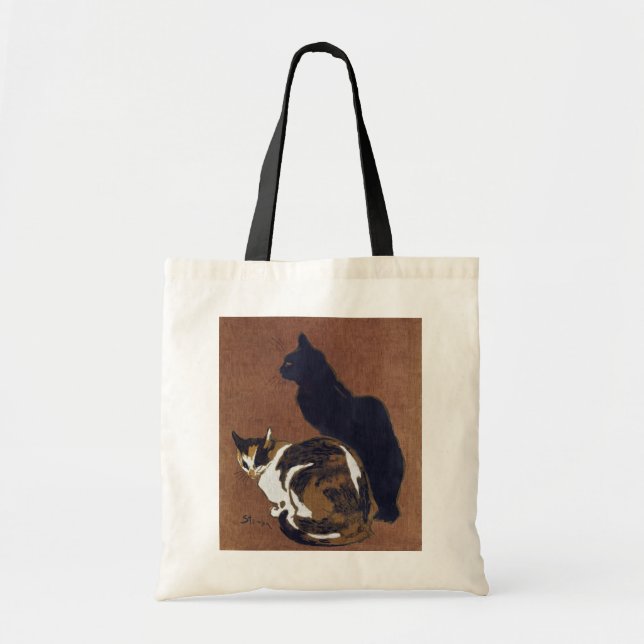 Two Cats, Alexandre Steinlen Tote Bag (Front)