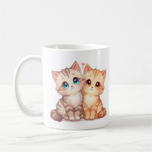Two Cats Ceramic Mug