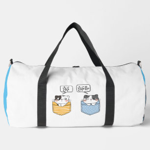 two cats duffle bag