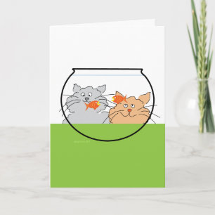 Two Cats Greeting Card