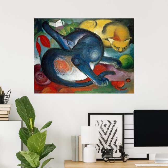 Two cats poster (Home Office)