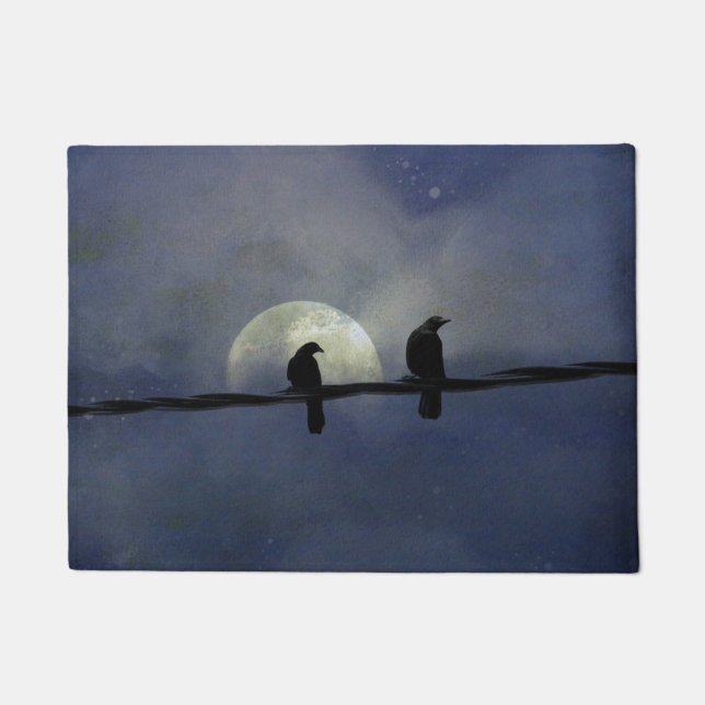 Two Celestial Crows Doormat (Front)