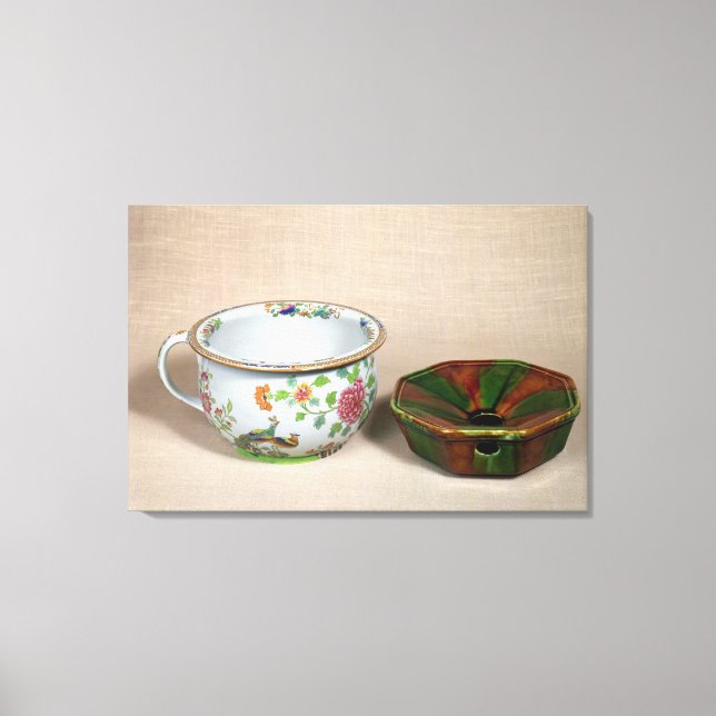 Two chamber pots canvas print (Front)
