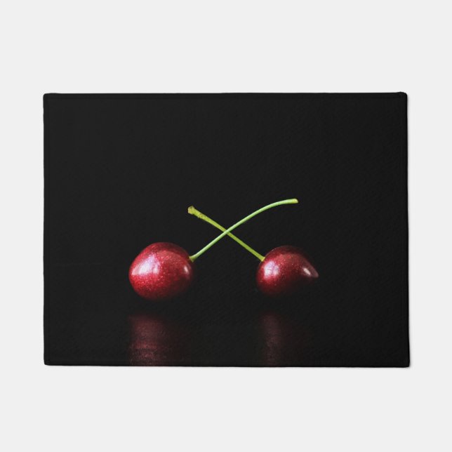 Two Cherries dmcnm Doormat (Front)