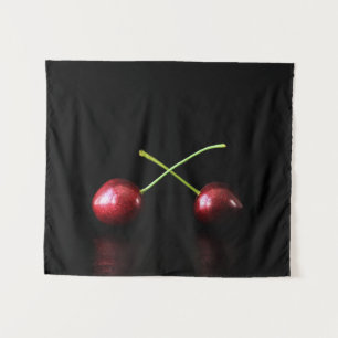 Two Cherries wtcna Tapestry