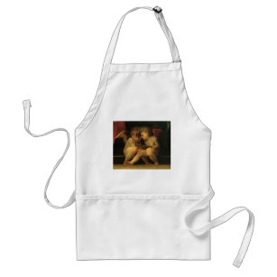 Two Cherubs Reading by Rosso Fiorentino, Angels Standard Apron