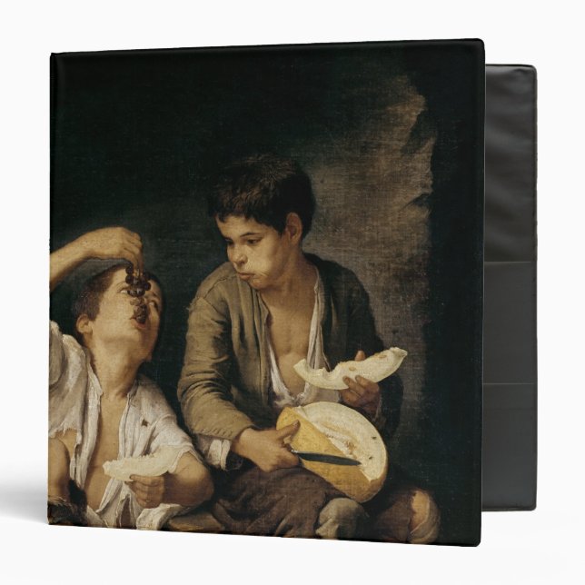 Two Children Eating a Melon and Grapes, 1645-46 Binder (Front/Inside)