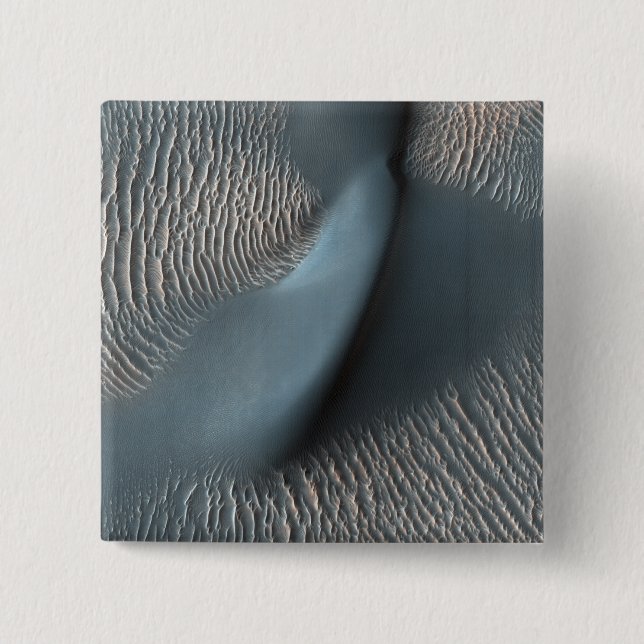 Two classes of aeolian bedforms 2 inch square button (Front)