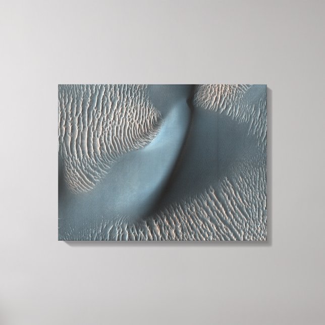 Two classes of aeolian bedforms canvas print (Front)