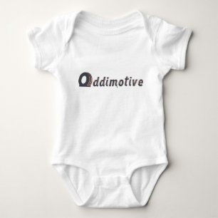 Two Colour front logo only Baby Bodysuit