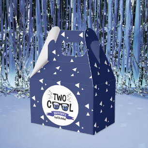 Two Cool Boys 2nd Birthday Favor Box