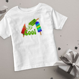 Two Cool Boys 2nd Birthday Popsicle Toddler T-shirt