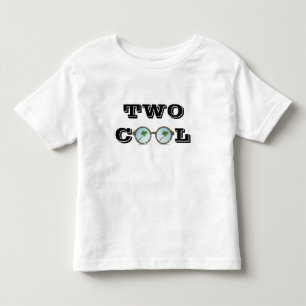 TWO COOL - COCONUT TREES SUNGLASSES TODDLER T-SHIRT