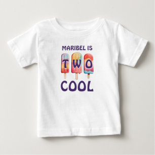 Two Cool Colourful Popsicle  Baby T-Shirt