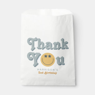 Two Cool Dude Boys 2nd Birthday Party Thank You Favour Bag