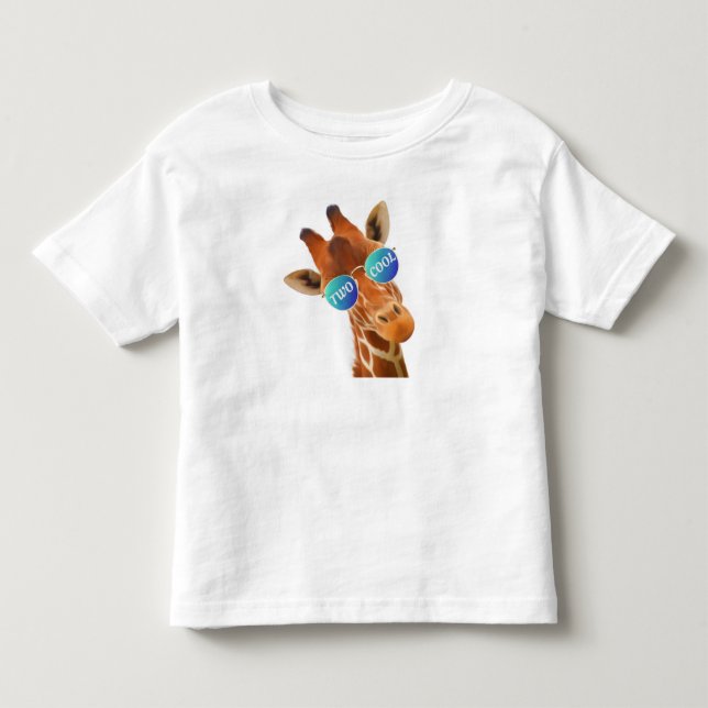 TWO COOL - GIRAFFE TODDLER T-SHIRT (Front)