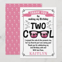 Two Cool Girls 2nd Birthday