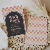 TWO Cool Girl's Skater Invitation | Girl Cool