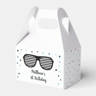 Two Cool Sunglasses Boy Birthday Favor Box