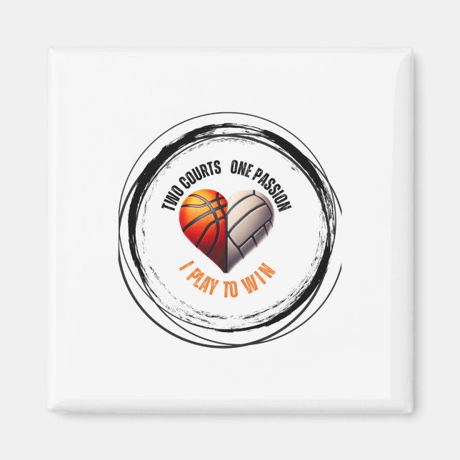 Two Courts  Magnet (Front)