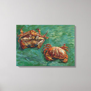 Two Crabs (F606) Van Gogh Fine Art Canvas Print