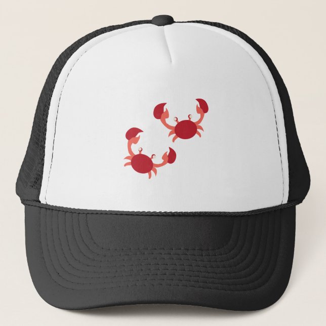 Two Crabs Trucker Hat (Front)