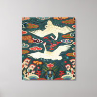 Two Cranes in the Clouds:Joseon Dynasty Rank Badg