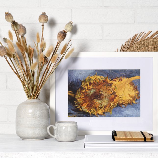 Two Cut Sunflowers by Vincent van Gogh Poster (Creator Uploaded)