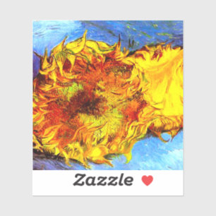 Two Cut Sunflowers Van Gogh