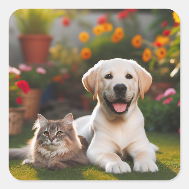 Two Cute Best Friend sticker (Front)