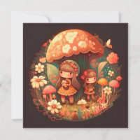 Two cute little girls elves 