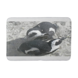Two Cute Penguins Bathmat