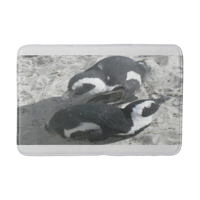 Two Cute Penguins Bathmat (Front)