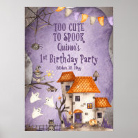 Two Cute to Spook Halloween 1st Birthday Party