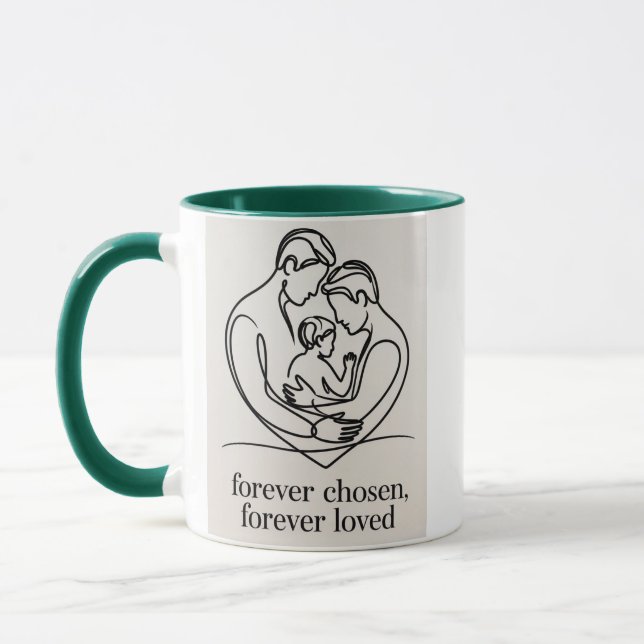 Two dads expecting baby mug (Left)