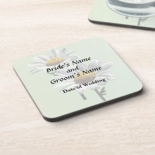 Two Daisies in Sunshine Wedding Products Coaster