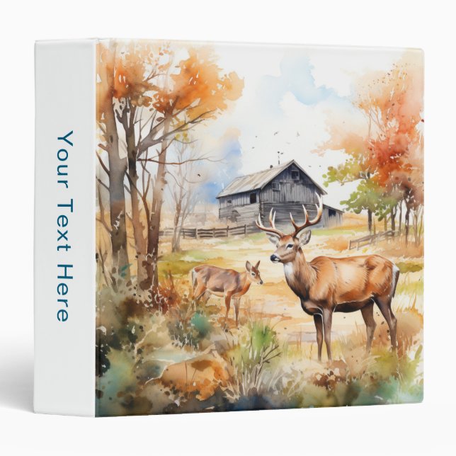 Two Deer Binder (Front/Spine)