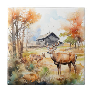 Two Deer Tile