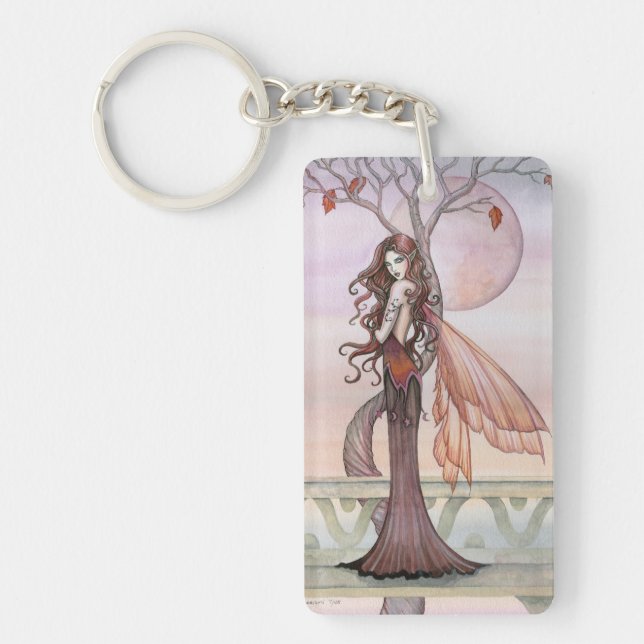 Two Different Autumn Fairies Keychain (Front)