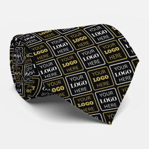 Two Different Business Logo Elegant Tie