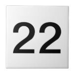 Two Digit Number Tiles<br><div class="desc">Ceramic letter tiles.  Upper or lower case letter tiles.  You customize with the letter or letters you need for your ceramic tile or mosaic sign.  Letter tile for weather proof signs,  house numbers,  apartment numbers,  room numbers.</div>