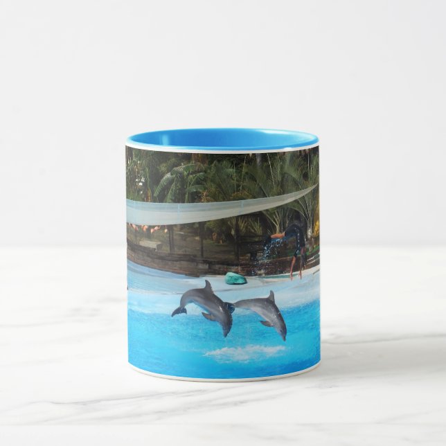 Two dolphins mug (Center)