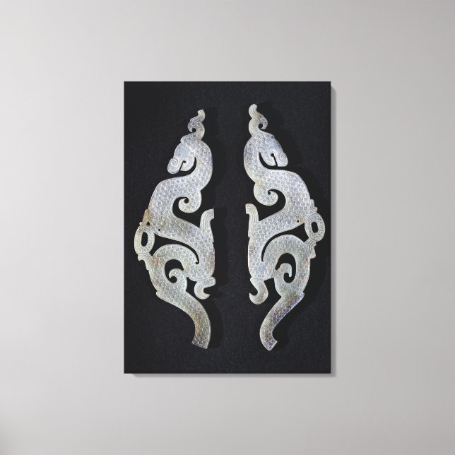 Two Dragons, c.475-221 BC Canvas Print (Front)