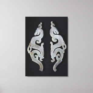 Two Dragons, c.475-221 BC Canvas Print