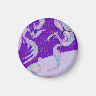 Two Dragons, Three Suns Magnet